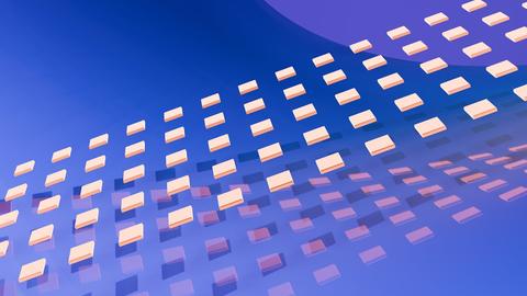 an abstract image with a group or square tiles