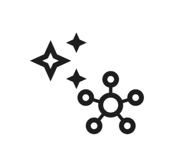 Ai and content architecture icon