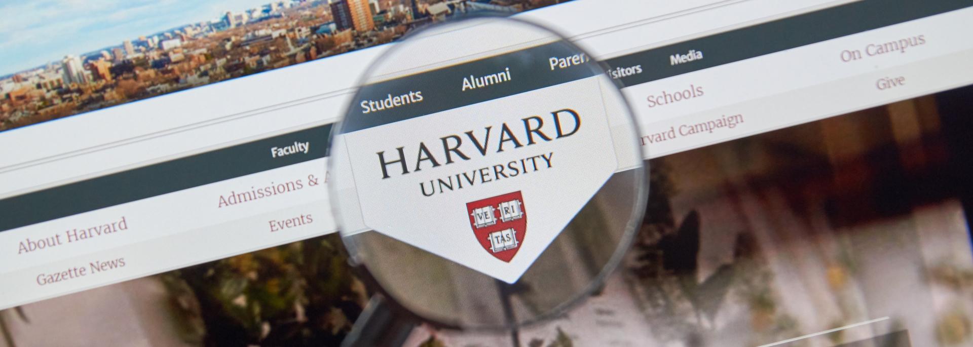 A Harvard University Website